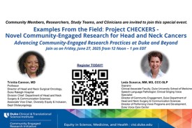 Text and photos about the event, including pictures of both speakers Text and photos about the event, including pictures of both speakers